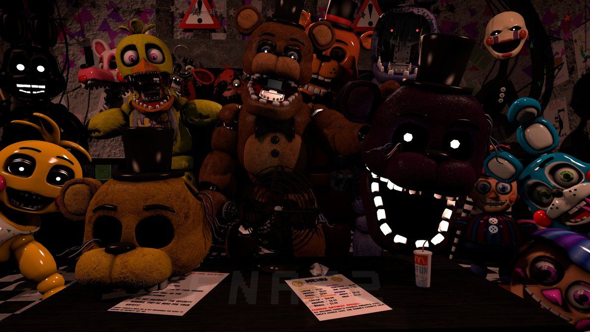 Скриншот игры FNAF 2 (Five Nights at Freddy's 2)